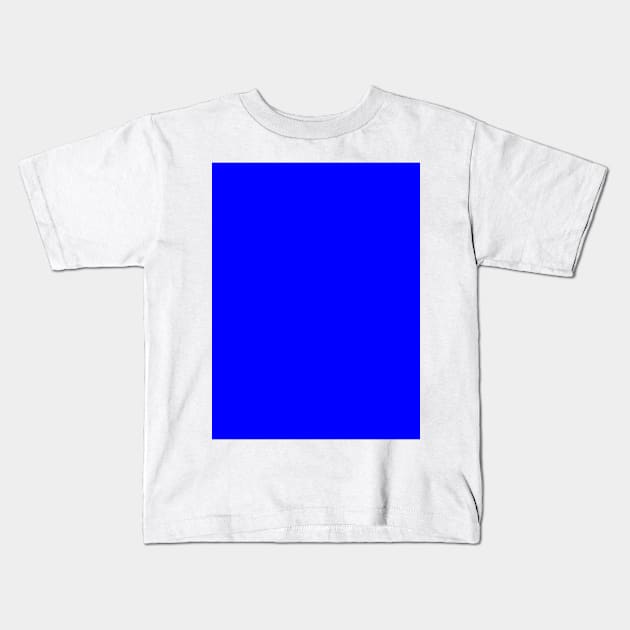 Blue Screen - Chroma Key - Perfect for Digital   Photography and Video VFX Editing Kids T-Shirt by bigbikersclub